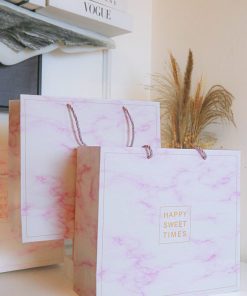 Túi Quà Tặng Vân Đá Pastel – Sang Trọng Và Tinh Tế