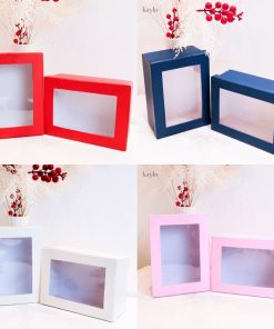 Hộp chữ nhật trong suốt – Gói trọn yêu thương – 21x15x8