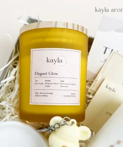 Nến Thơm Elegant Glow 130Gr – Hương Hoa Cỏ