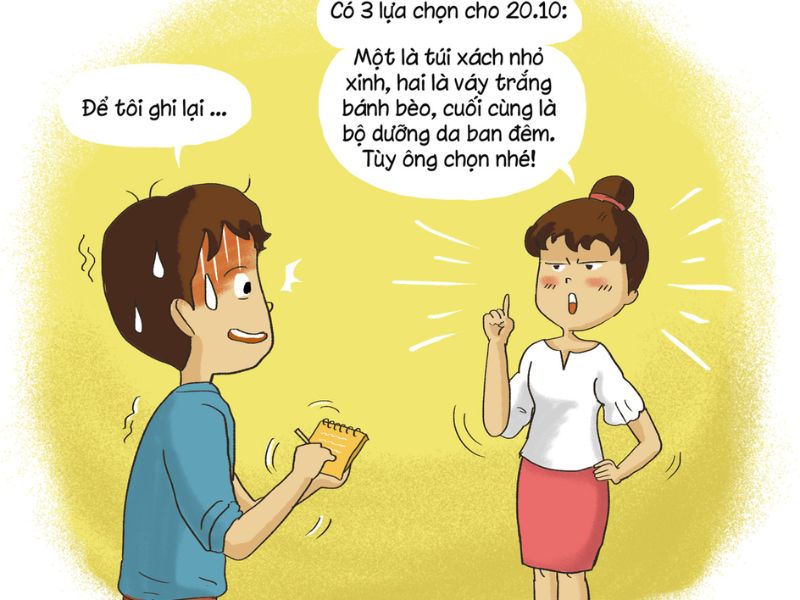 Những Món Quà Phù Hợp Khi Vợ Nhắc Khéo