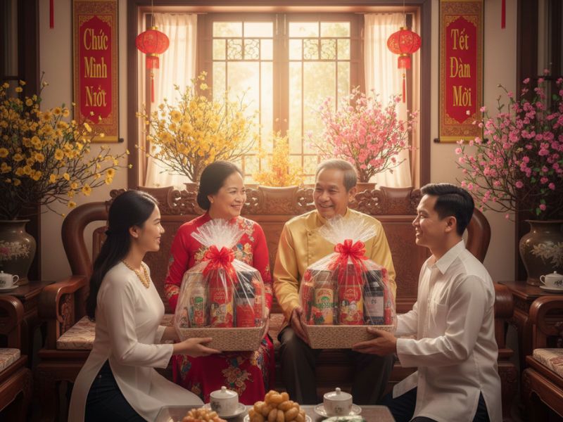 Lời Chúc Khi Tặng Quà Tết Cho Gia Đình – Sự Ấm Áp Đến Từ Chân Thành