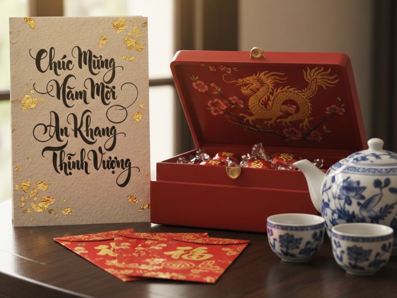 Lời Chúc Tết Khi Tặng Quà Cho Đồng Nghiệp