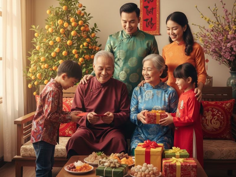 Ý Nghĩa Tâm Lý Của Việc Nhận Và Tặng Quà Tết