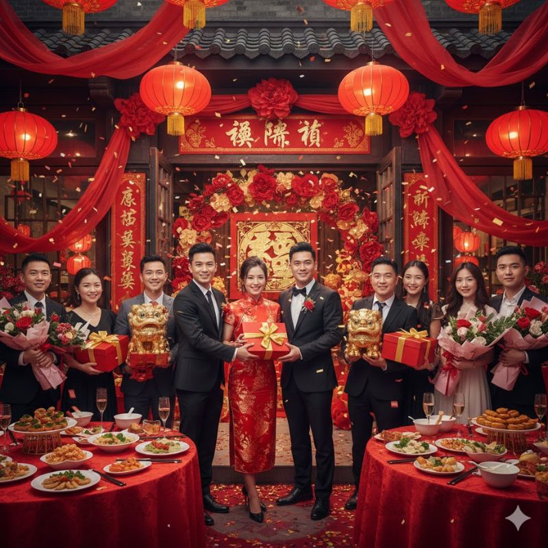 Lời Chúc Đi Kèm Quà Khai Trương Quán Ăn