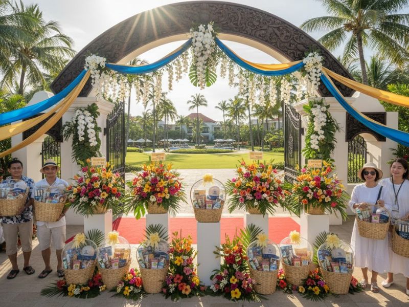 Quà Tặng Khai Trương Khu Du Lịch Sang Trọng Và Ý Nghĩa