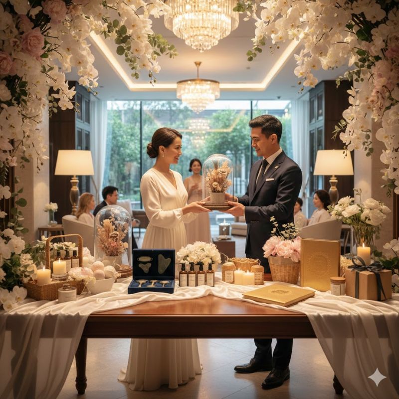 quà tặng khai trương spa