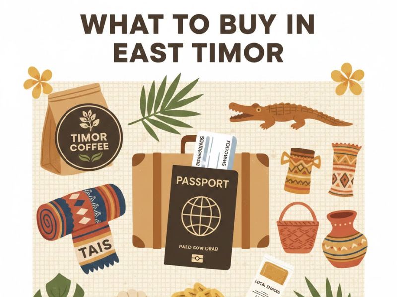 Những món không nên mua khi đi Đông Timor