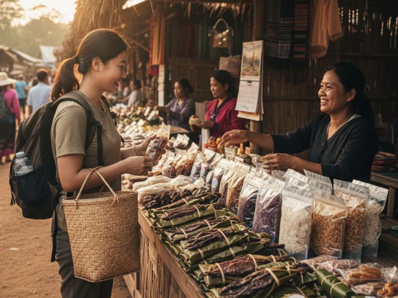 Đi Lào Mua Gì Về Làm Quà Đậm Chất Văn Hóa Bản Địa
