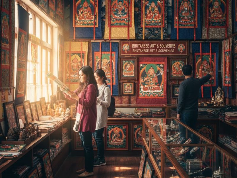 Quà lưu niệm thủ công mỹ nghệ đặc trưng Bhutan
