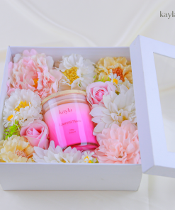 Set Quà Nến Thơm Laurent Muse Hồng Dịu