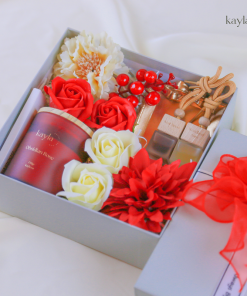 Set Quà Nến Thơm Obsidian Rose Đỏ Yêu Thương