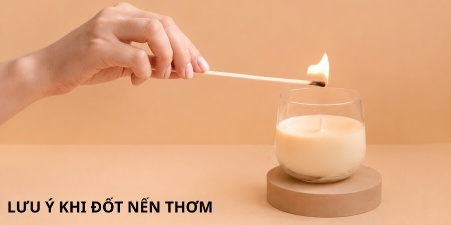Gợi ý đốt nến thơm trong phòng