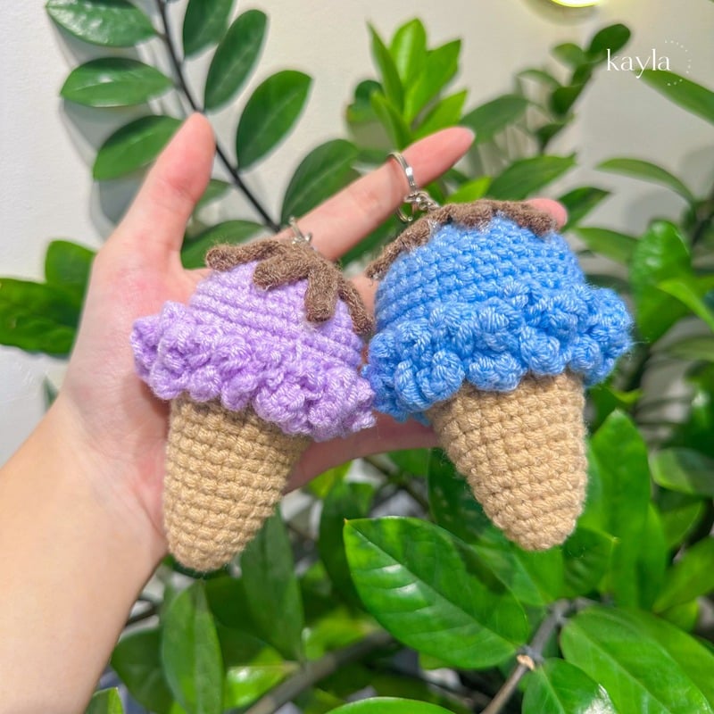 Móc Khoá Đan Len Handmade With Love