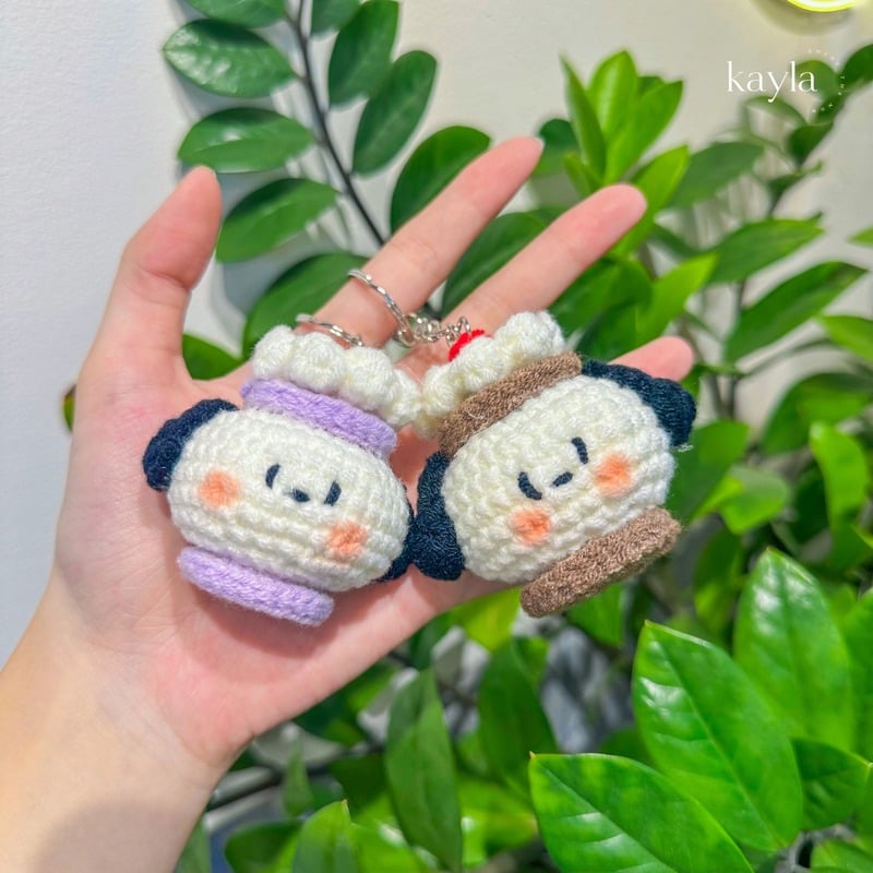 Móc Khoá Đan Len Handmade With Love