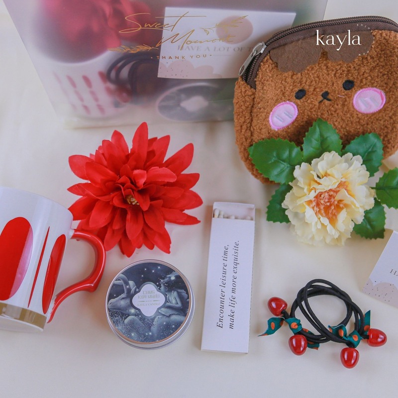 Set Quà Tặng Nến Cung Kim Ngưu Cherry Bear