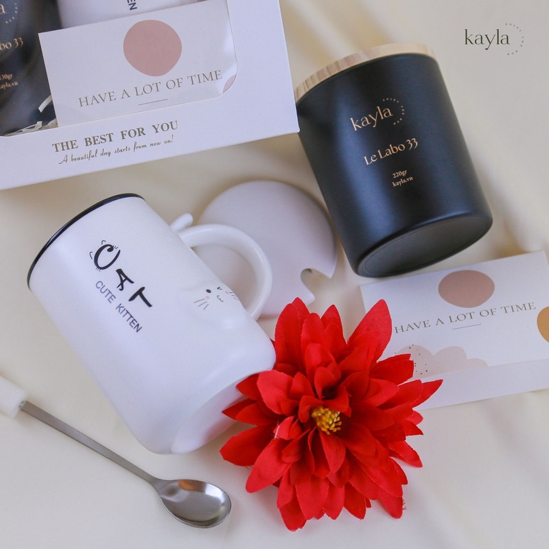 Set Quà Tặng Nến Le Labo 33 Black Red
