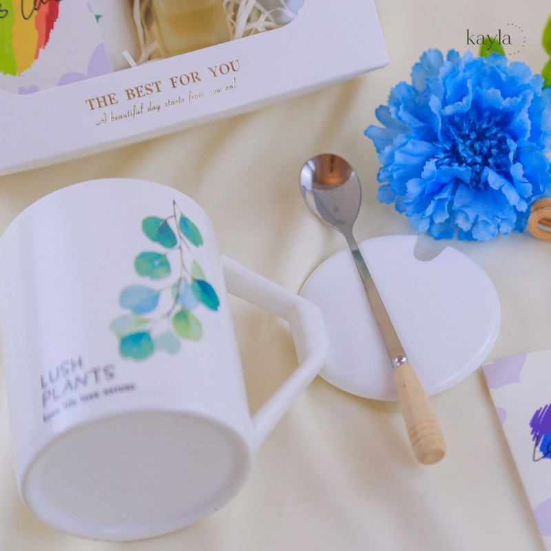 Set Quà Tặng Tinh Dầu Bleuform An Nhiên Mix Ly Sứ