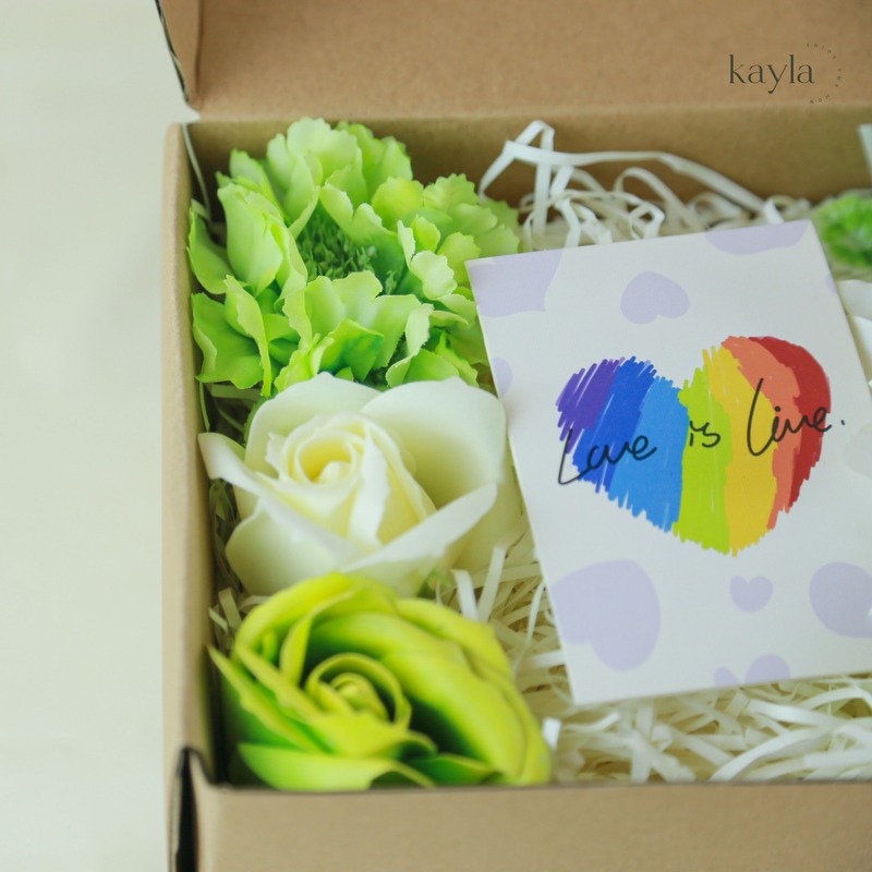 Set Quà Hoa Xanh Trong Trẻo