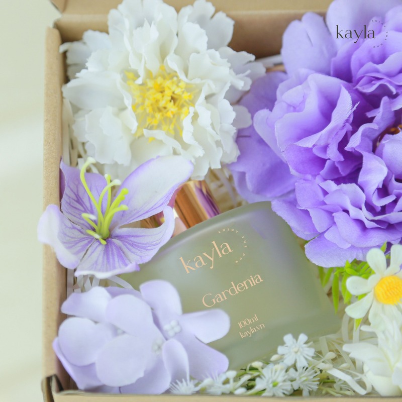 Set Quà Tinh Dầu Gardenia Hoa Tím