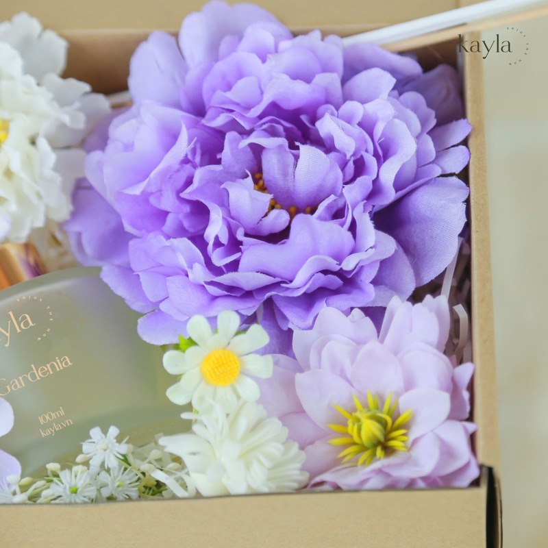 Set Quà Tinh Dầu Gardenia Hoa Tím