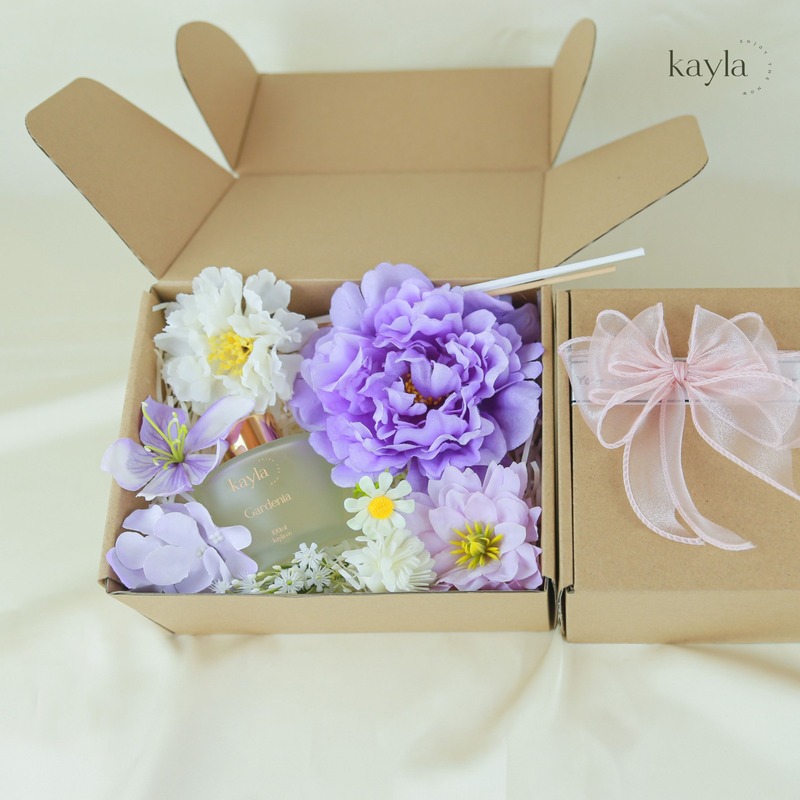 Set Quà Tinh Dầu Gardenia Hoa Tím